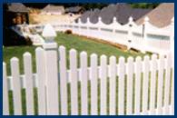 Vinyl fence